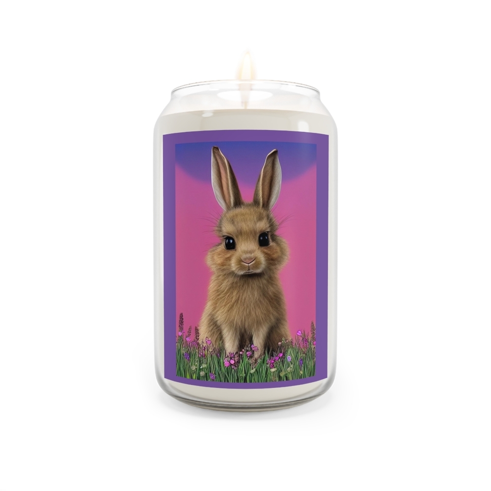 Wildlife & Whimsy Bunny Series - Baxter - Scented Candle, 13.75oz